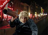 Crazy Grandma in Red Light District - erotic game
